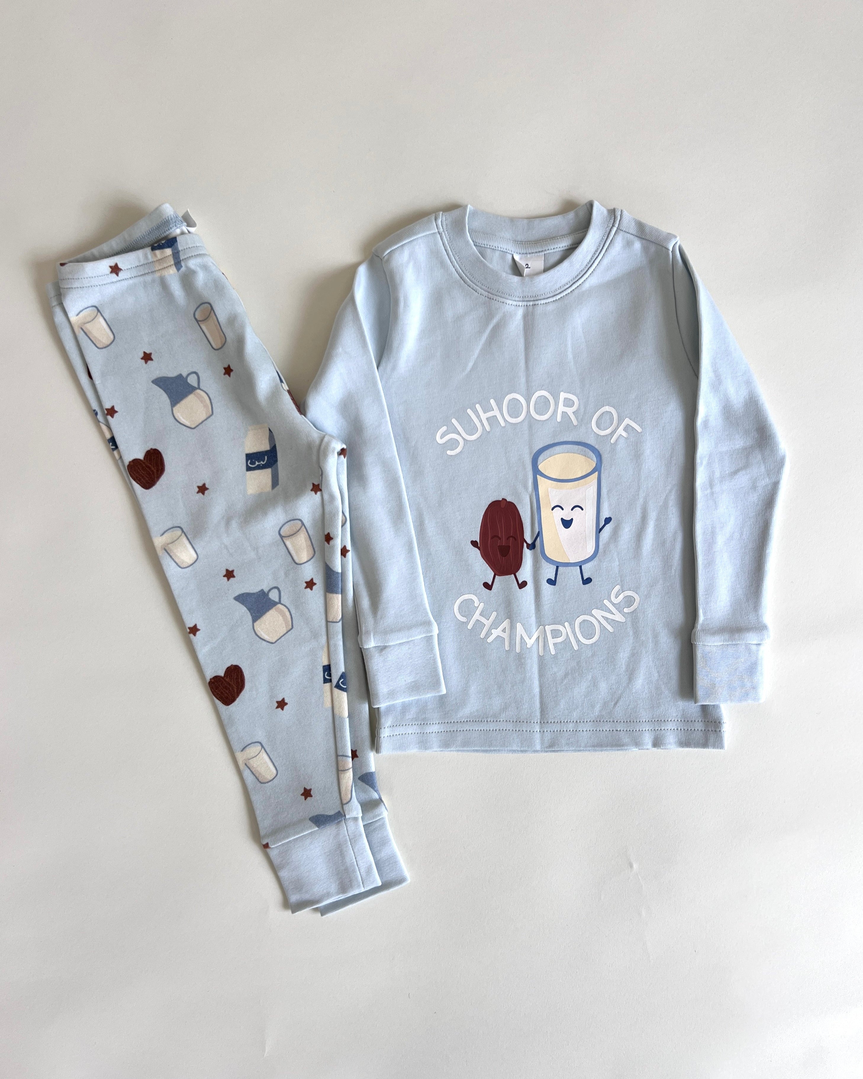 Milk & Dates Pajama Set SAMPLE - FINAL SALE