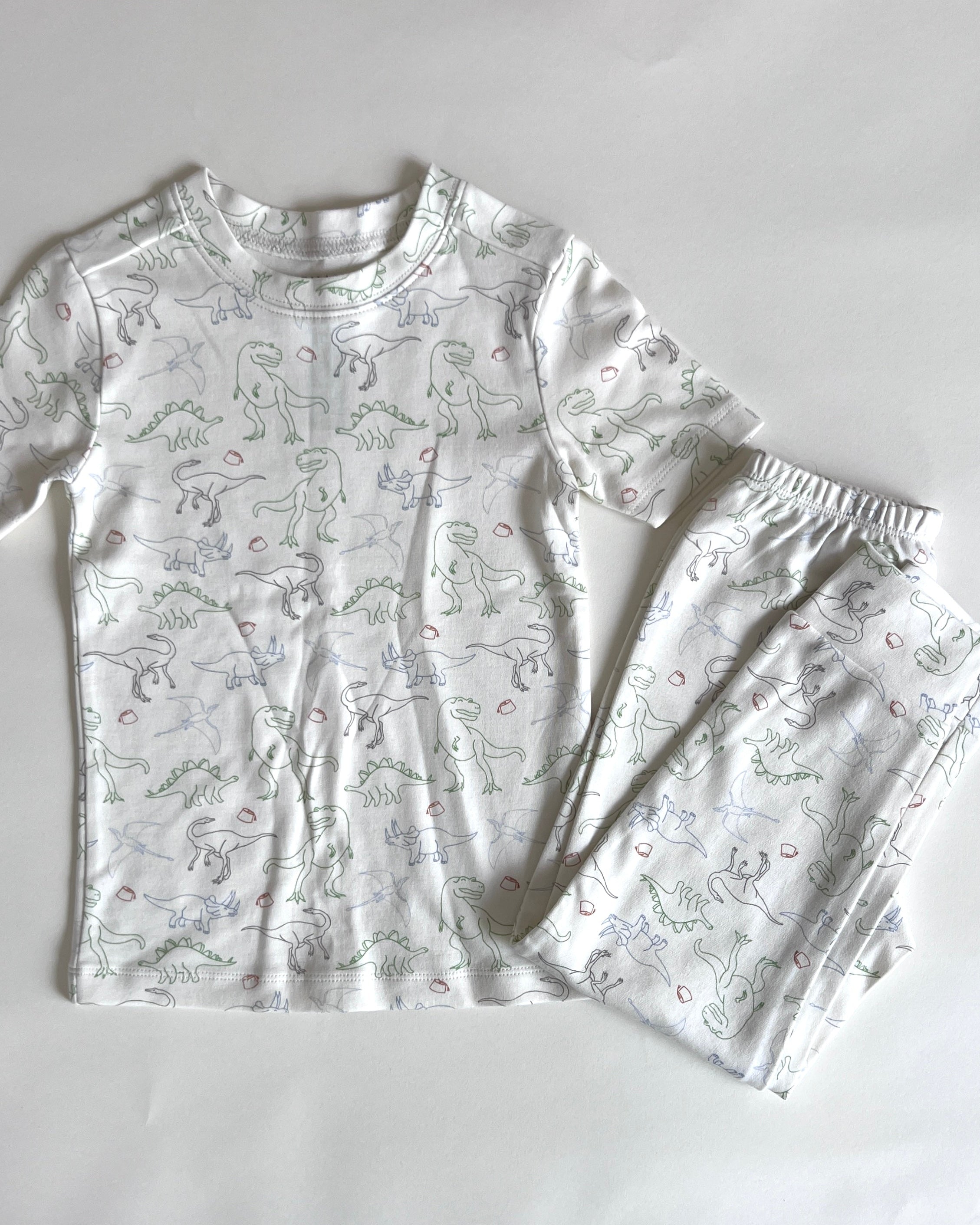 Ramadan Dinos Short Sleeve Pajama Set SAMPLE - FINAL SALE