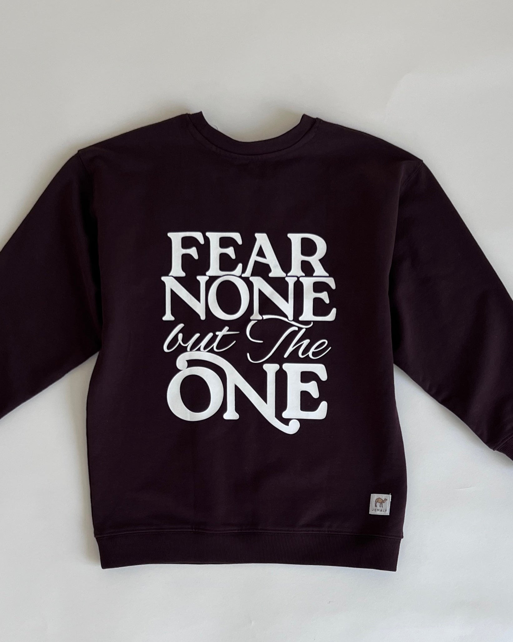 Fear None Oversized Sweatshirt SAMPLE - FINAL SALE