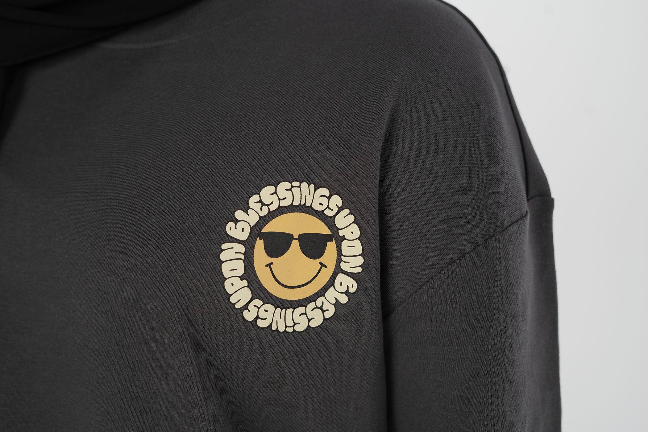 Too Blessed Oversized Long Sleeve Shirt