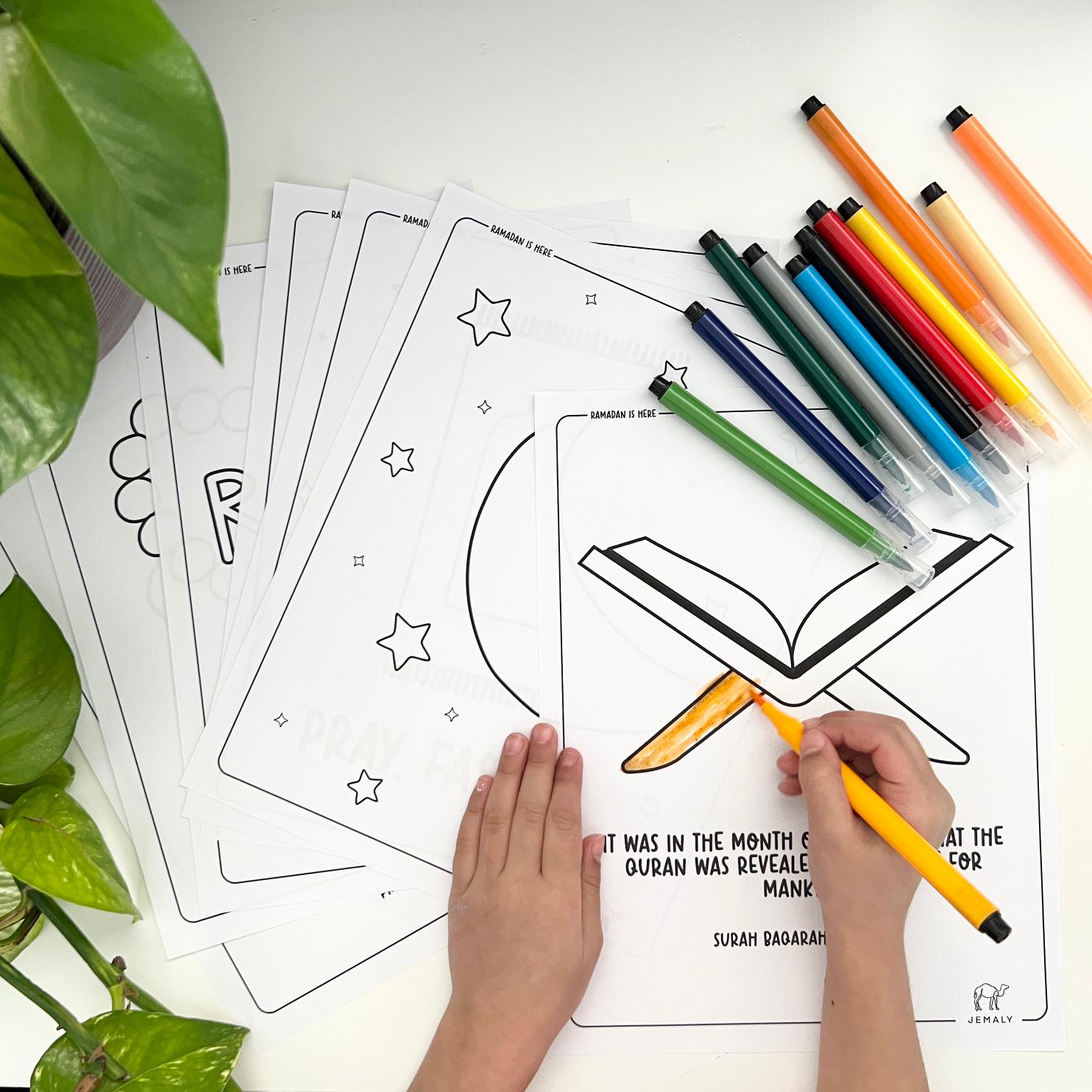 Free Ramadan Printable Coloring Pages and Activities