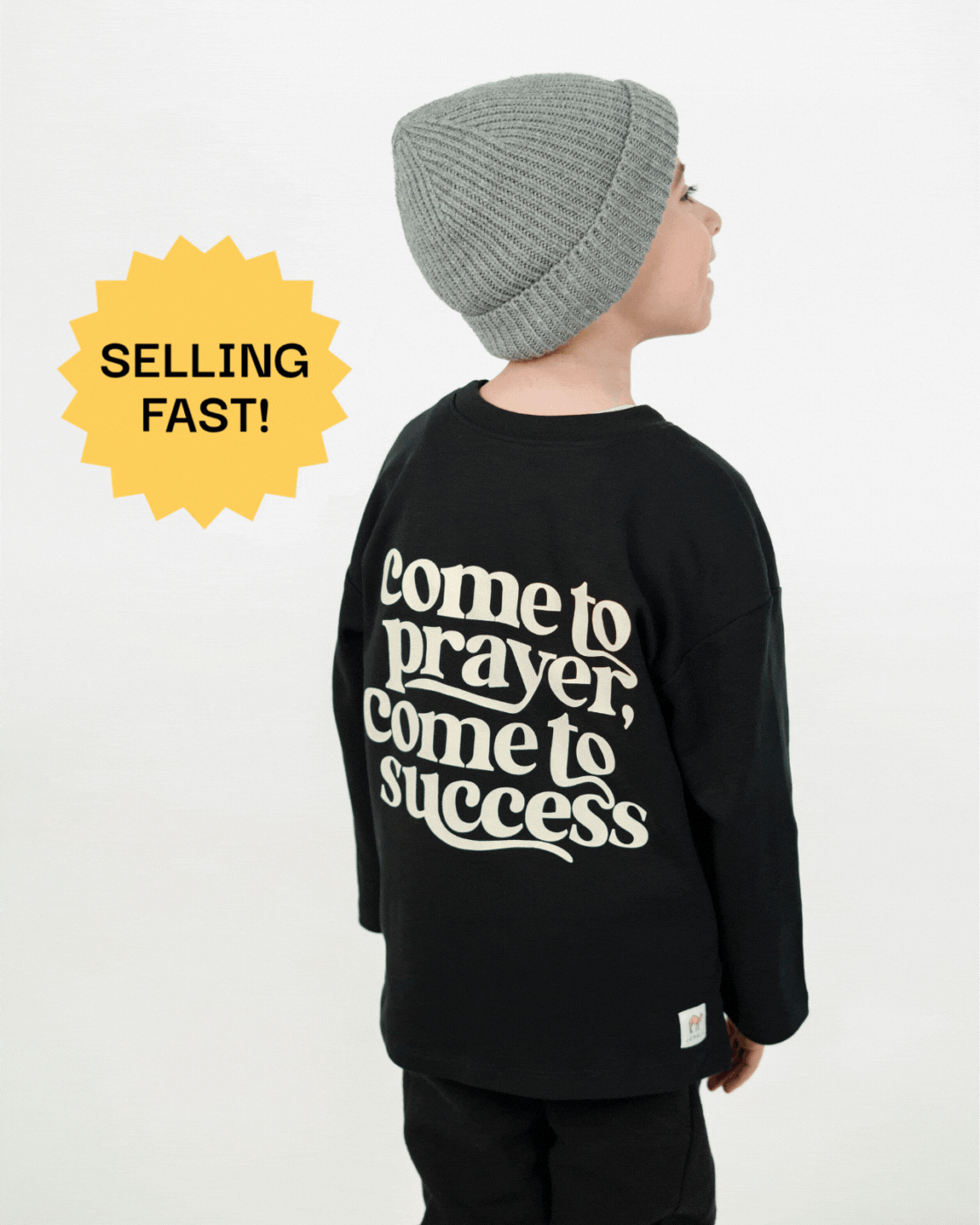 Prayer = Success Oversized Long Sleeve Shirt