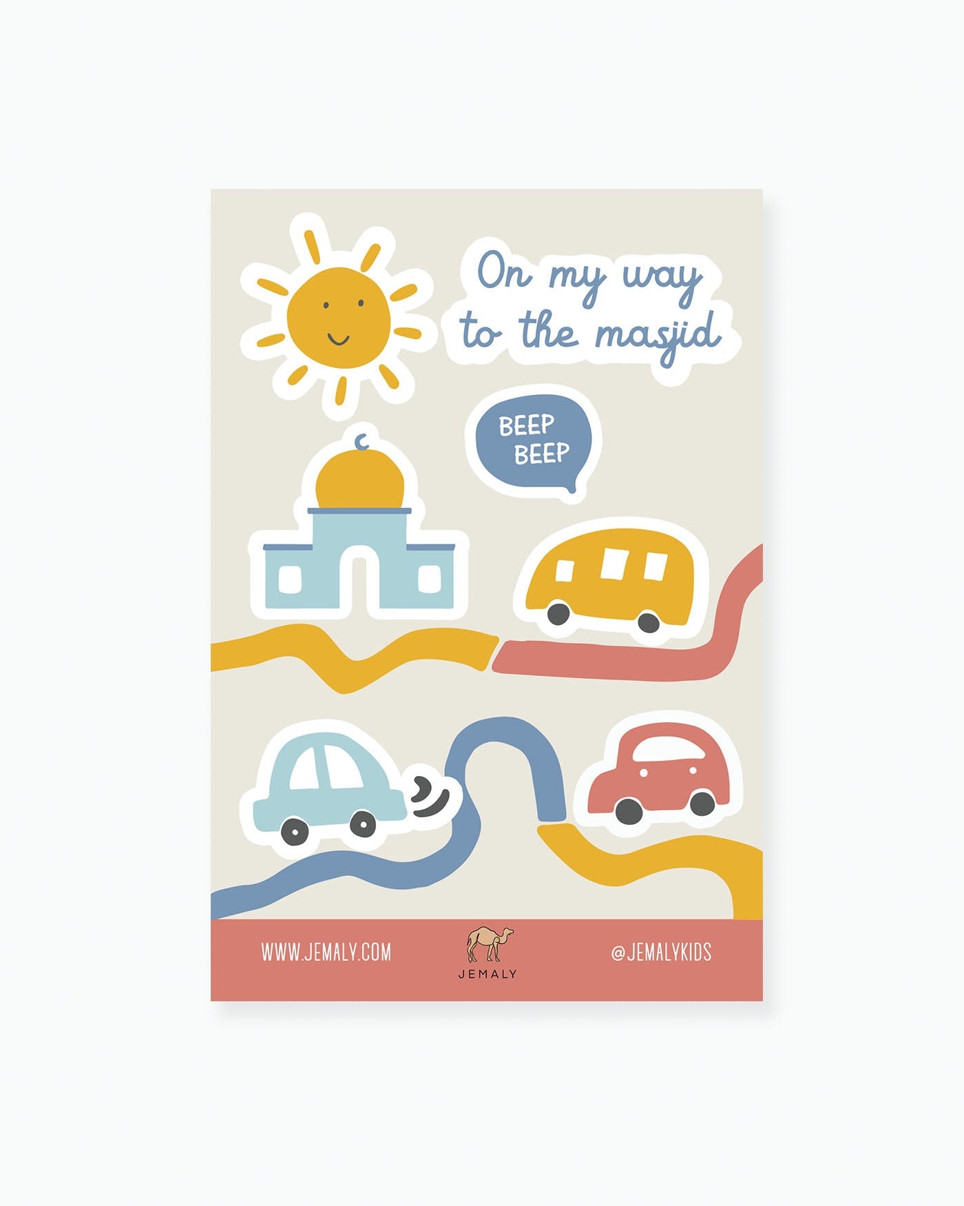 Sticker sheet for Muslim kids