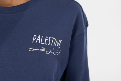 Palestine Oversized Long Sleeve Shirt