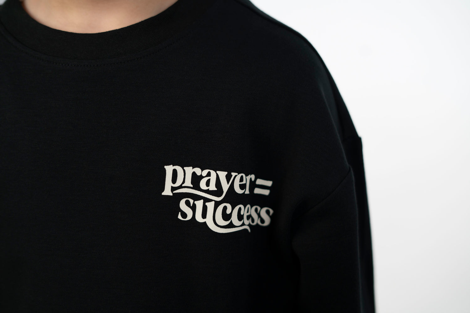 Prayer = Success Oversized Long Sleeve Shirt