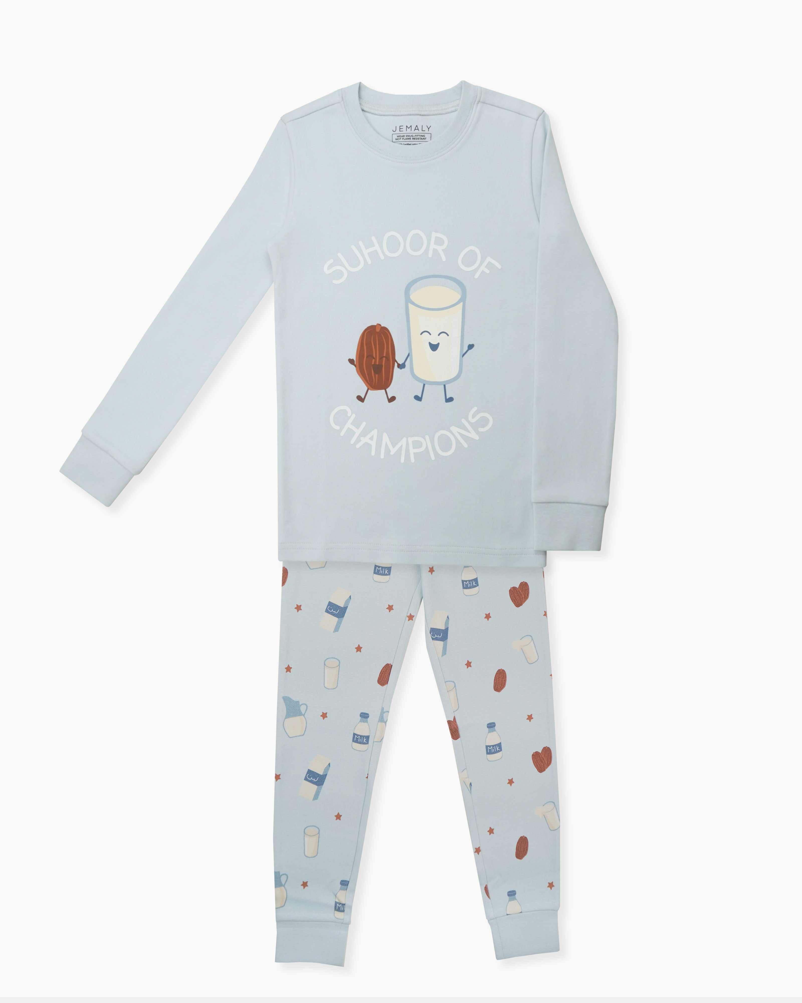 Organic cotton ramadan pajamas for muslim kids