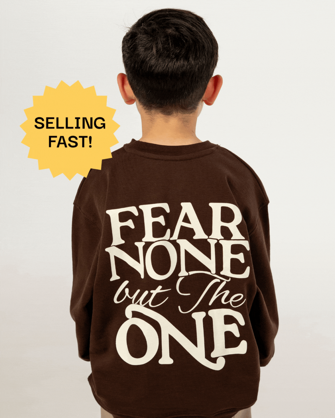 Organic cotton sweatshirt for Muslim kids